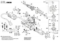 Bosch 3 601 C96 022 Gws 9-125 Angle Grinder 230 V / Eu Spare Parts